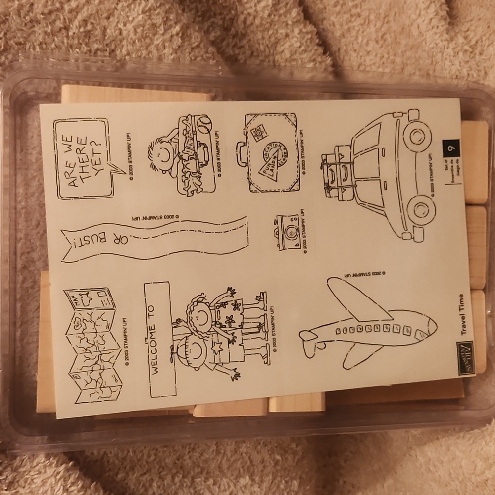 NEW Stampin Up Travel Time